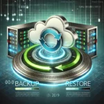 Dall·e 2025 01 25 19.46.36 A Conceptual Illustration Representing Backup And Restore Processes. The Image Features A Cloud With A Circular Arrow Around It, Symbolizing Data Cont