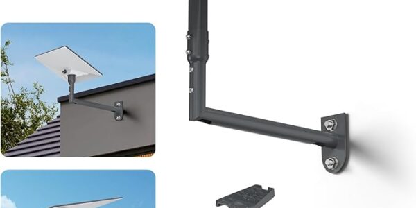 Starlink Gen 3 Mount, 360° Adjustable V3 Starlink Wall Mount, Starlink Gen3 Pole Mounting Kit with Starlink Gen 3 Pipe Adapter for Gen3/Gen 2/Mini Starlink Internet Kit Satellite