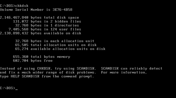chkdsk