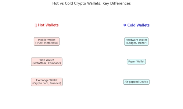 Hot vs Cold Crypto Wallets: Key Differences